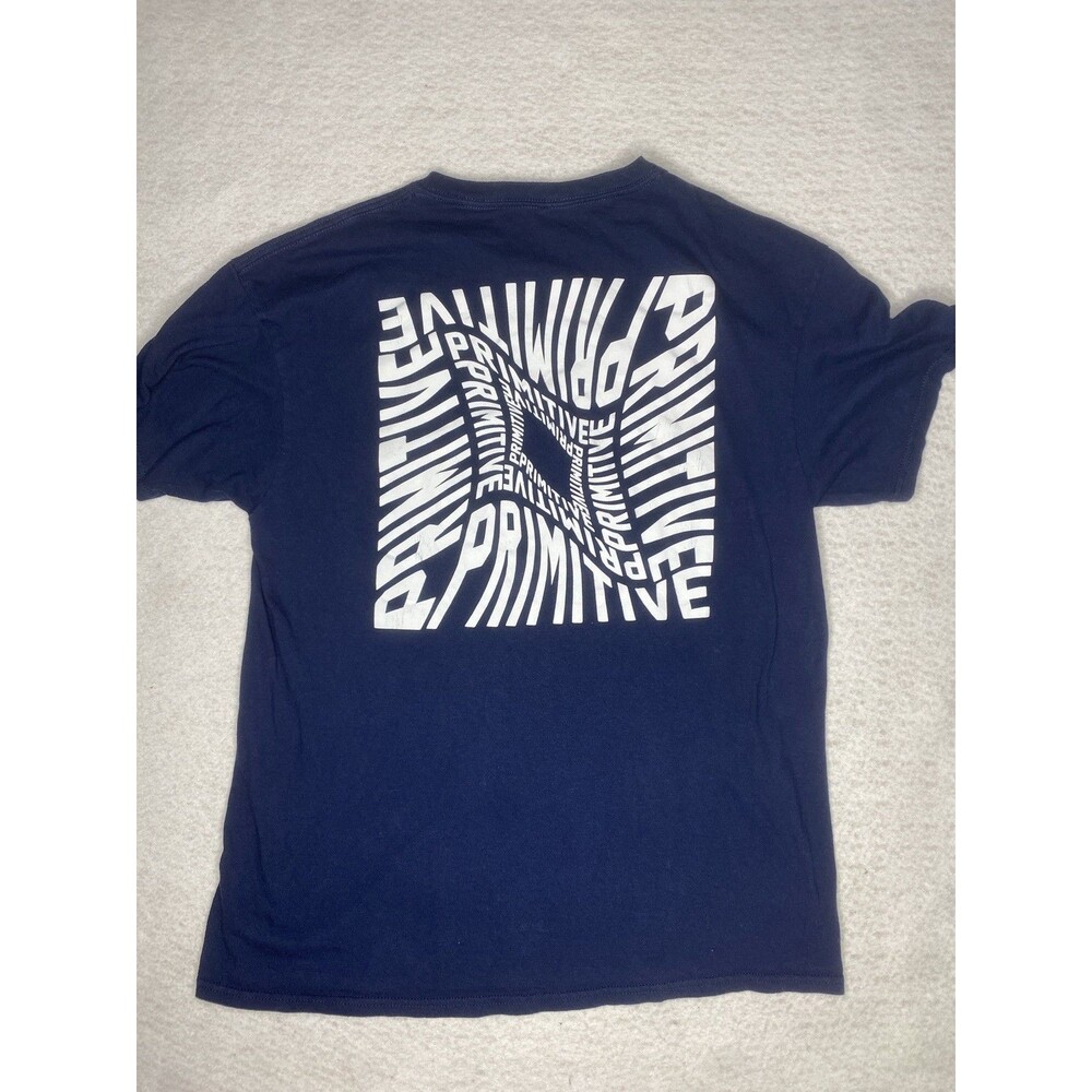 Primitive Skate T-shirt Blue Men’s Size M Streetwear Graphic Print Shirt Skater